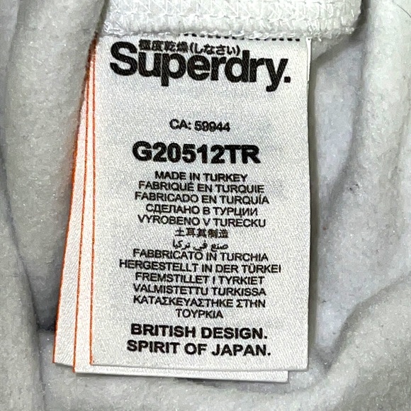 SUPERDRY SWEATSHIRT IN LIGHT GREY - Picture 5 of 6